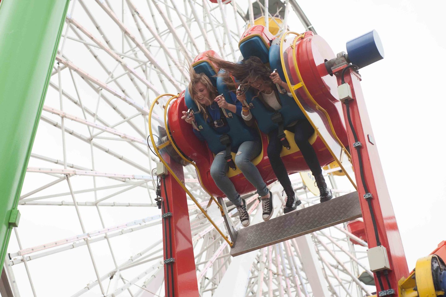 Gyro Loop Pacific Park Amusement Park on the Santa Monica Pier