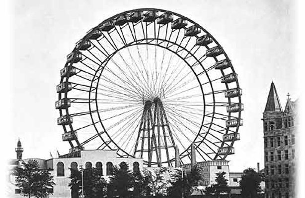 Original Ferris Wheel Chicago World Fair