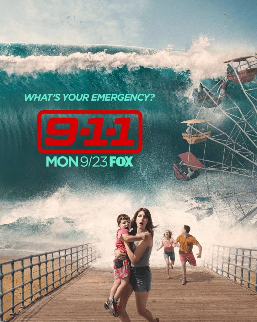 9-1-1 Season 3 Episode Premiere Tsunami on the Santa Monica Pier