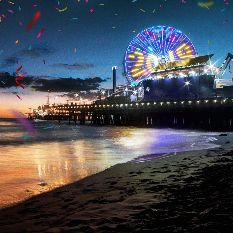 Santa Monica Pier New Year’s Eve Pacific Park® Amusement Park on