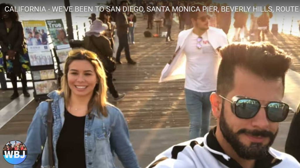 WBJ Adventures visits Santa monica pier on YouTube