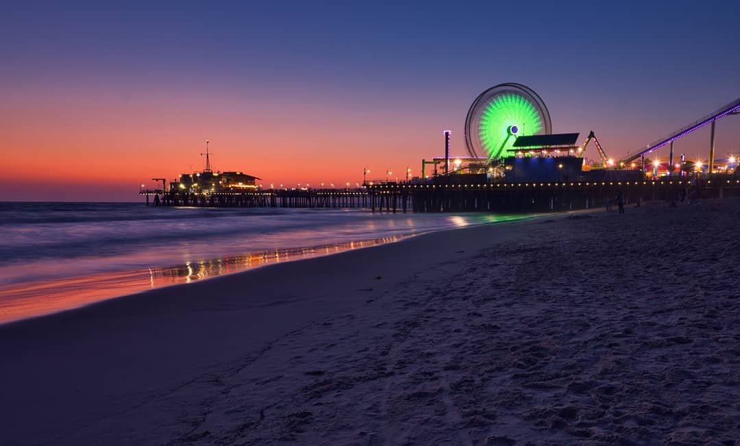 Santa Monica Pier’s Pacific Wheel Lights Up for St. Patrick’s Day