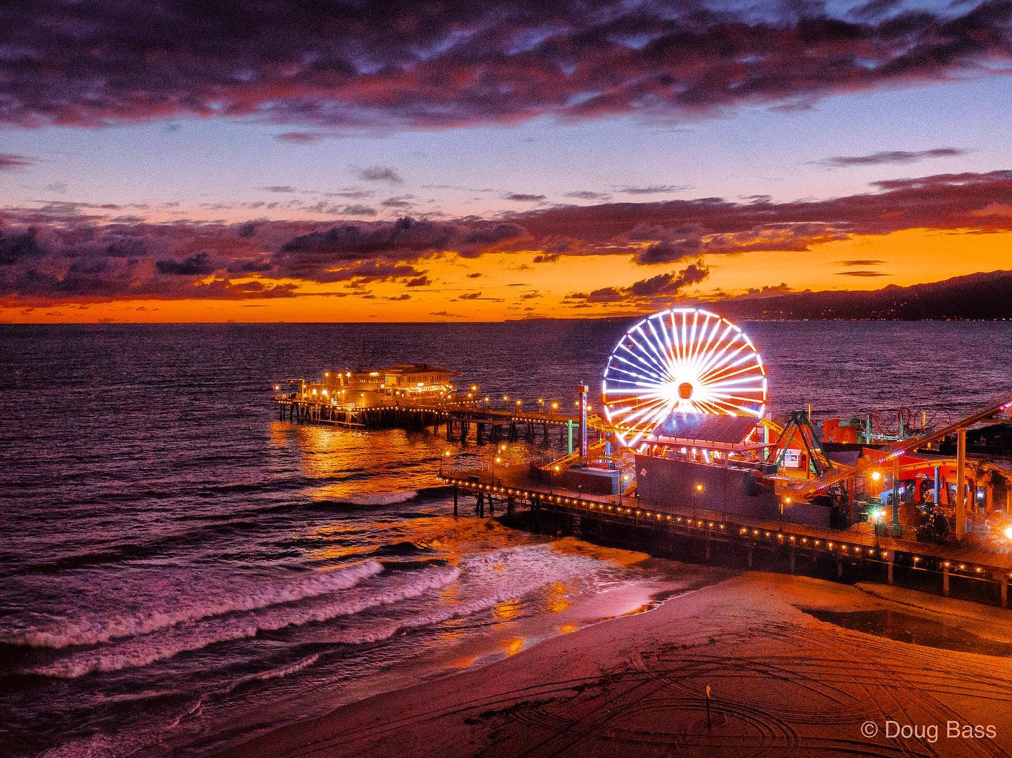 Pacific Park's Memorial Day Light Program in Red White and Blue for ...