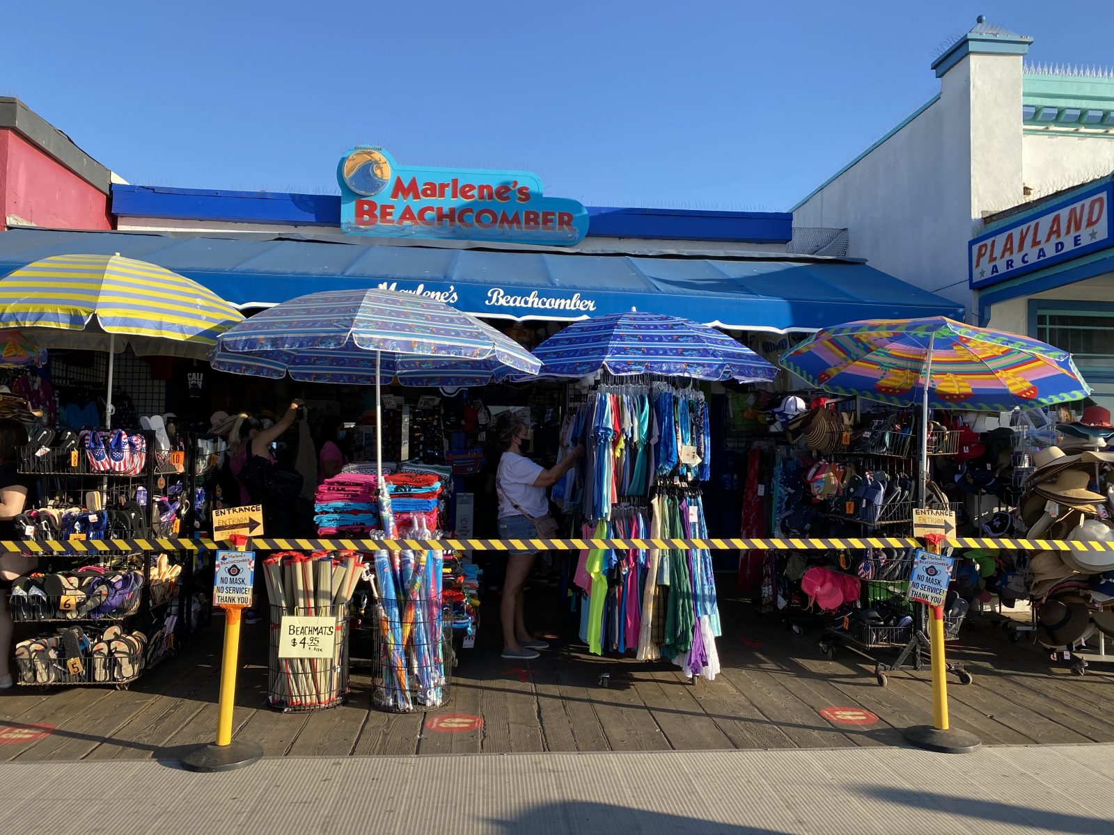 Exterior of Marlene's Beachcomber shop