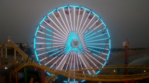 LA Love on the Pacific Wheel at the Santa Monica Pier