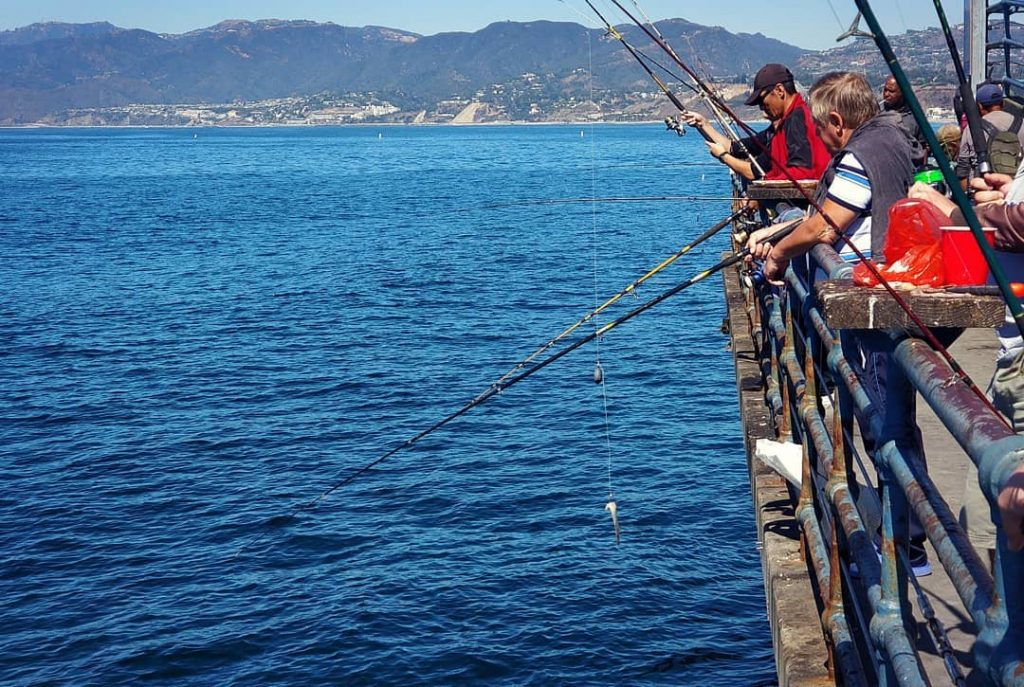 Santa Monica Pier Fishing photo by @fixing_travel_bug