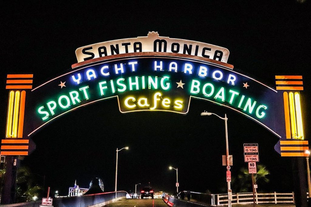 The History of the Santa Monica Pier Sign - Pacific Park® | Amusement ...