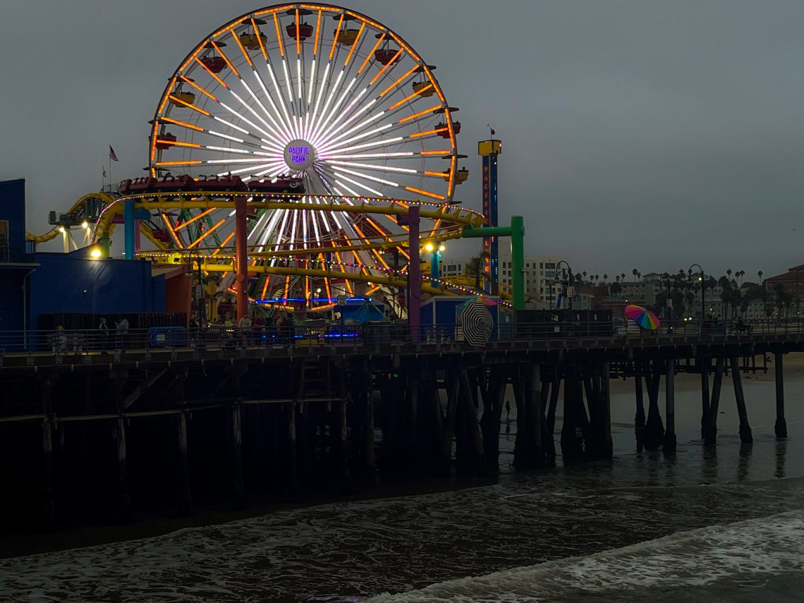 Spooky Halloween Lights at the Santa Monica Pier - Pacific Park ...