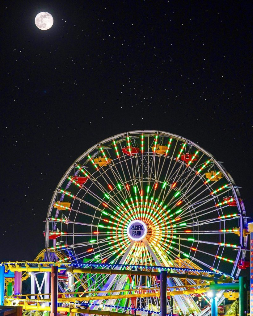 @sammydepthphotography santa monica pier ferris wheel black history month wheel lighting