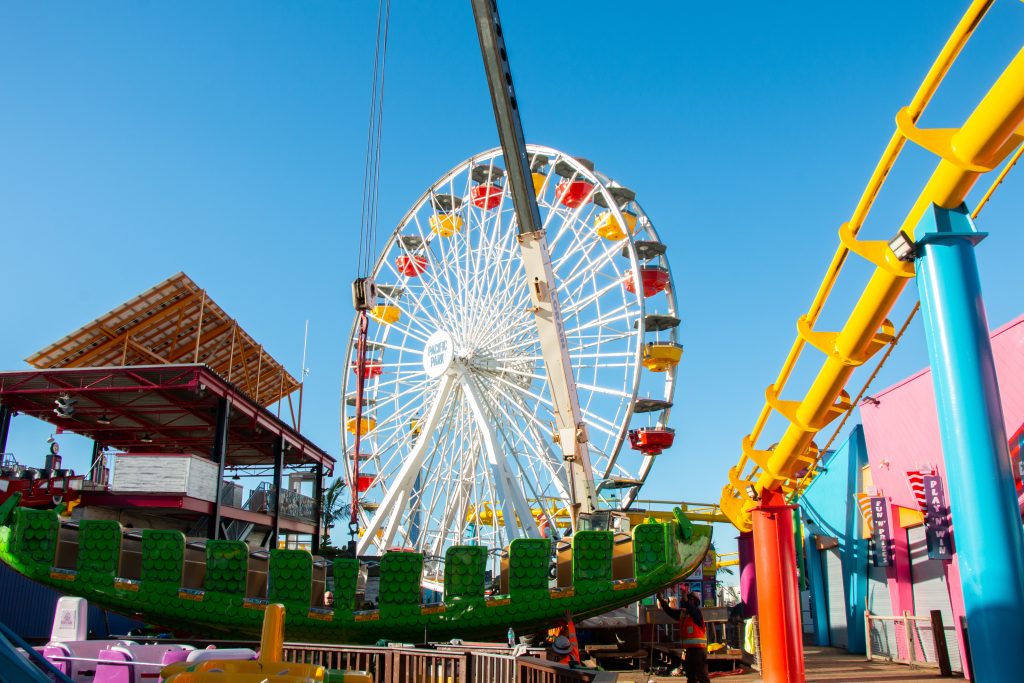 Workers Bringing In The New Sea Dragon