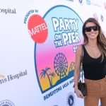 Audrina Patridge photographed by a step-and-repeat | Photo by Vivien Best/Getty Images for UCLA Mattel Children's Hospital