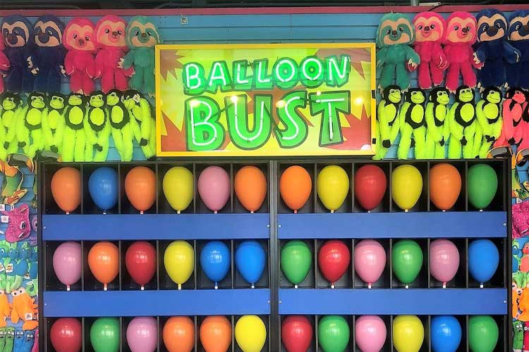 pacific park balloon bust